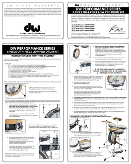 Dw Performance Series Dw Performance Series