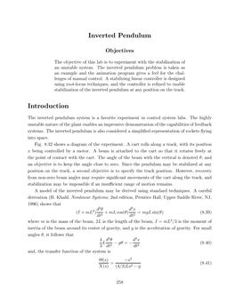 Inverted Pendulum Introduction