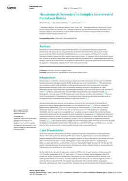 54266-Hematemesis-Secondary-To-Complex-Incarcerated-Pantaloon-Hernia.Pdf