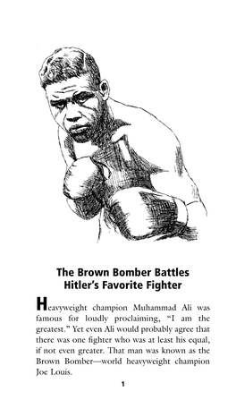 The Brown Bomber Battles Hitler's Favorite Fighter