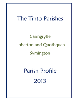 The Tinto Parishes Parish Profile 2013