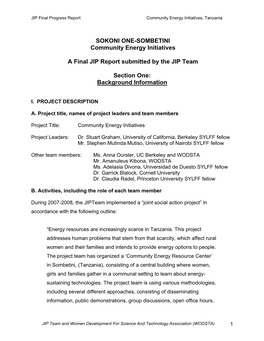 Community Energy Initiatives (2007)