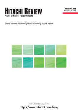 Future Railway Technologies for Satisfying Social Needs