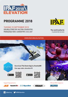 Programme 2018