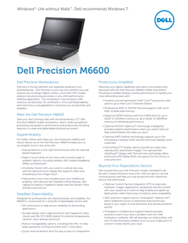 Dell Precision M6600