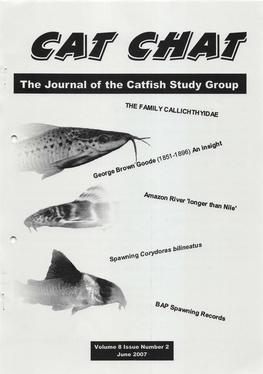 The Journal of the Catfish Study Group