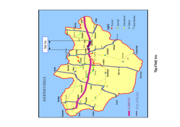 Map of Study Area the FEASIBILITY STUDY on CONSTRUCTION of EASTERN ARTERIAL ROAD in MONGOLIA