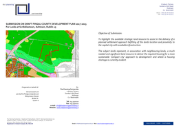 SUBMISSION on DRAFT FINGAL COUNTY DEVELOPMENT PLAN 2017-2023 for Lands at Scribblestown, Ashtown, Dublin 15