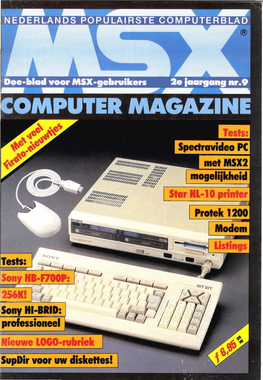 MSX Computer Magazine 9