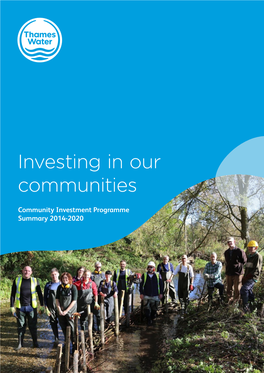 Investing in Our Communities