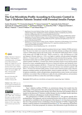 The Gut Microbiota Profile According to Glycemic Control in Type 1