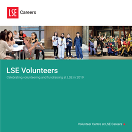 LSE Volunteers Celebrating Volunteering and Fundraising at LSE in 2019