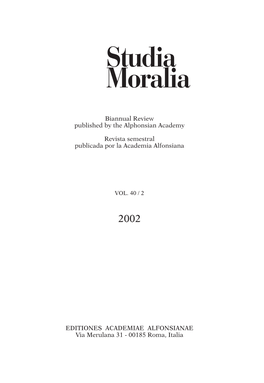 Studia Moralia