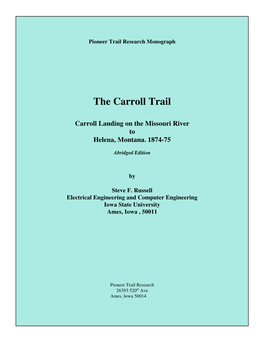 The Carroll Trail