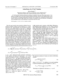 Axion Decay of a 17-Kev Neutrino