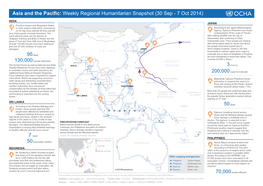 Weekly Regional Humanitarian Snapshot (30 Sep - 7 Oct 2014)