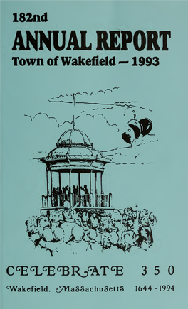 Annual Report of the Town Officers Of