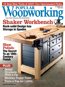 December 2007 Popular Woodworking