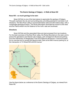 The Scenic Geology of Calgary – a Walk at Nose Hill – Dale Leckie 1