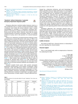 A Potential Emergency Department Diagnostic Pitfall