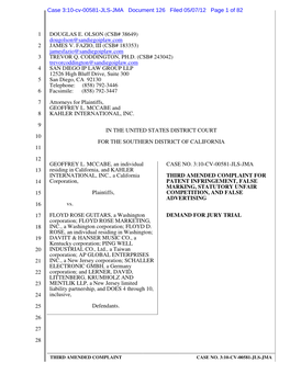 Case 3:10-Cv-00581-JLS-JMA Document 126 Filed 05/07/12 Page 1 of 82