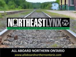 All Aboard Northern Ontario