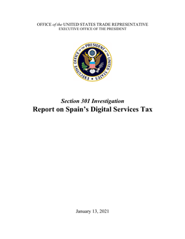 Report on Spain's Digital Services