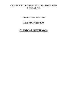 209575Orig1s000 CLINICAL REVIEW(S)