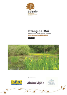 Etang De Mai Communes De Tullins Et Vourey Plan De Gestion 2009-2018