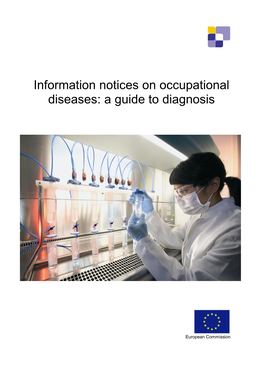 Information Notices on Occupational Diseases: a Guide to Diagnosis