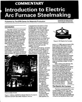 Introduction to Electric Arc Furnace Steelmaking