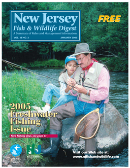 New Jersey FREE Fish & Wildlife Digest a Summary of Rules and Management Information VOL