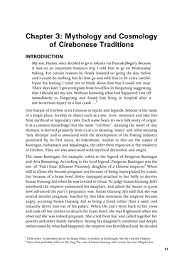 Mythology and Cosmology of Cirebonese Traditions