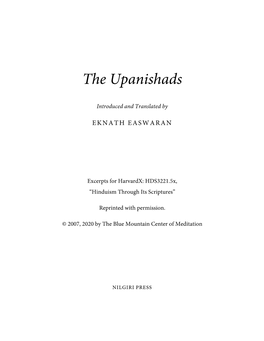 The Upanishads