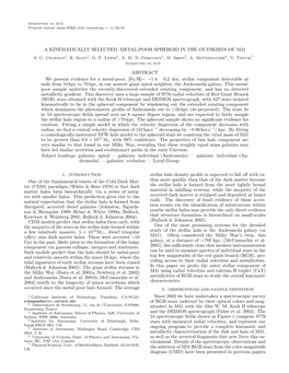 A Kinematically Selected, Metal-Poor Spheroid in the Outskirts of M31 S