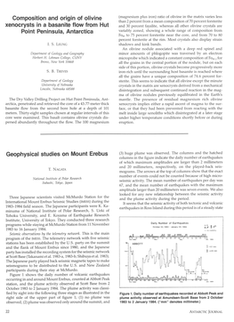 Composition and Origin of Olivine Xenocrysts in a Basanite Flow From