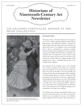 Historians of Nineteenth-Century Art Newsletter