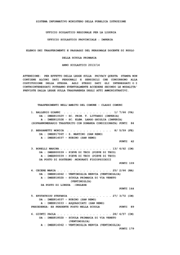 Sistema Informativo Ministero Della Pubblica Istruzione