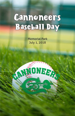 Baseball Day 2018 Program