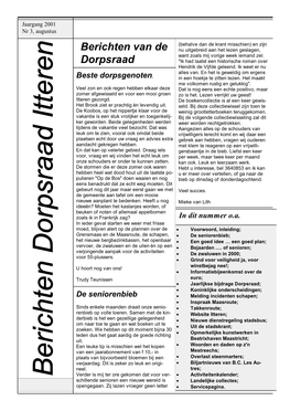 Berichten Van De Dorpsraad