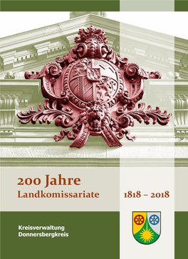 200 Jahre Landkomissariate 1818 – 2018
