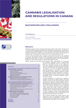 Cannabis Legalisation and Regulations in Canada