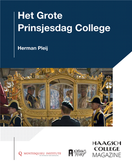 Het Grote Prinsjesdag College