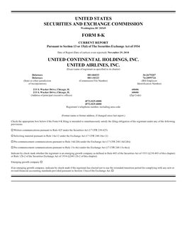 United States Securities and Exchange Commission Form