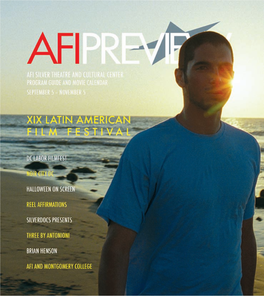 AFI PREVIEW Is Published by the American Film Institute