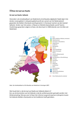 Over De Taal Van Hellendoorn