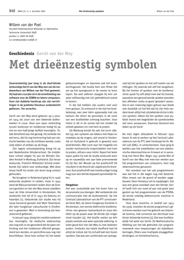 Gerrit Van Der Mey Met Drie¨Enzestig Symbolen