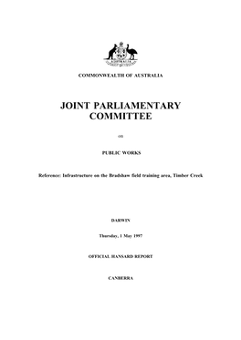 Joint Parliamentary Committee