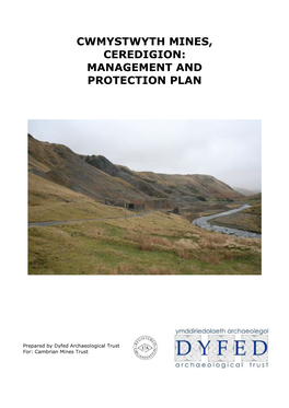 Cwmystwyth Mines Management and Protection Plan