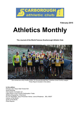 Athletics Monthly